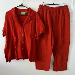 Big Bud Press Honeycomb Button Up and Easy Pant